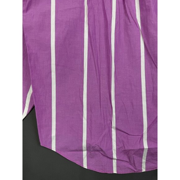 Vintage 90s Nautica Sailing Gear Long Sleeve Button Up Shirt Pink Stripes - Picture 15 of 16